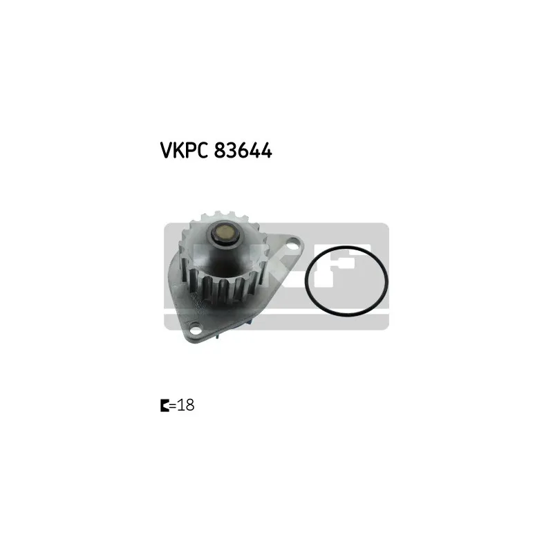 Pompe à eau SKF VKPC 83644