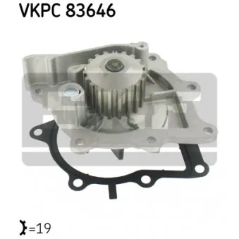 Pompe à eau SKF VKPC 83646