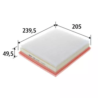 Filtre à air VALEO 585474
