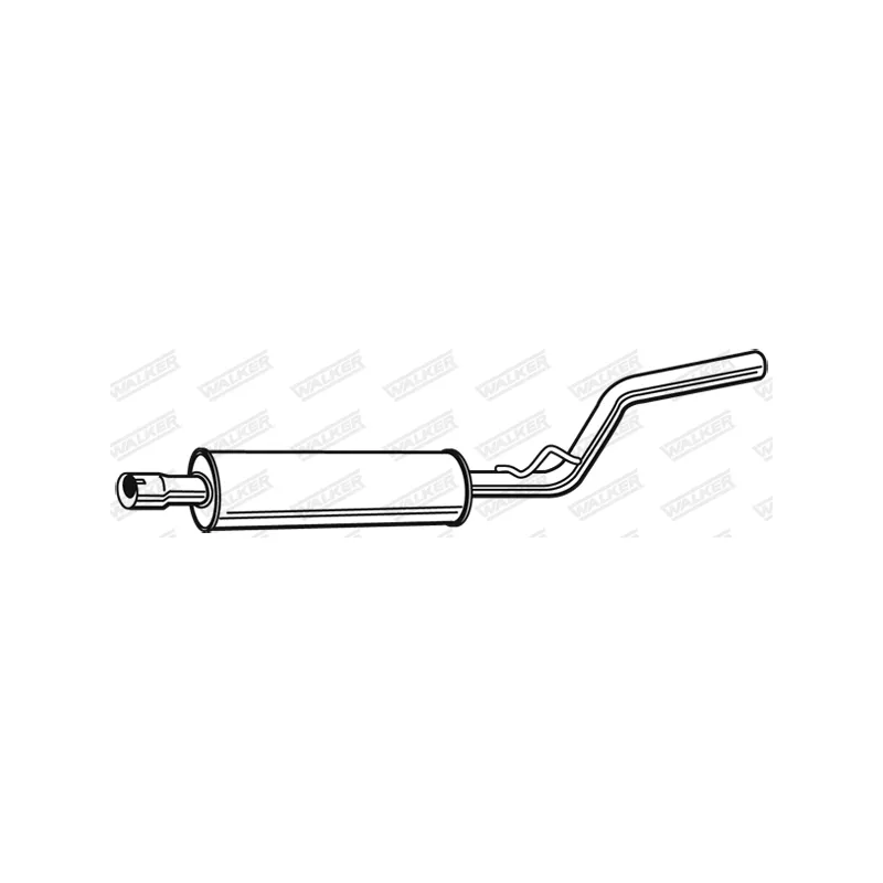 Silencieux central WALKER 23303