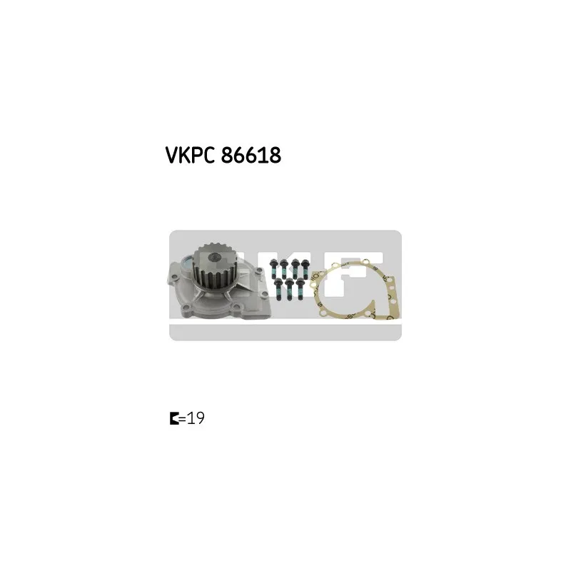 Pompe à eau SKF VKPC 86618