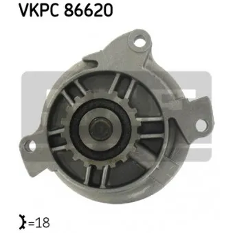 Pompe à eau SKF VKPC 86620