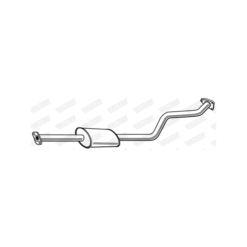Silencieux central WALKER 23504