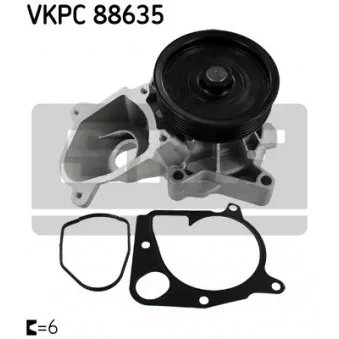 Pompe à eau SKF VKPC 88635