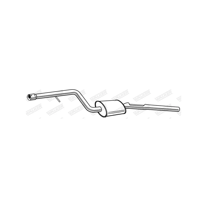 Silencieux central WALKER 23716