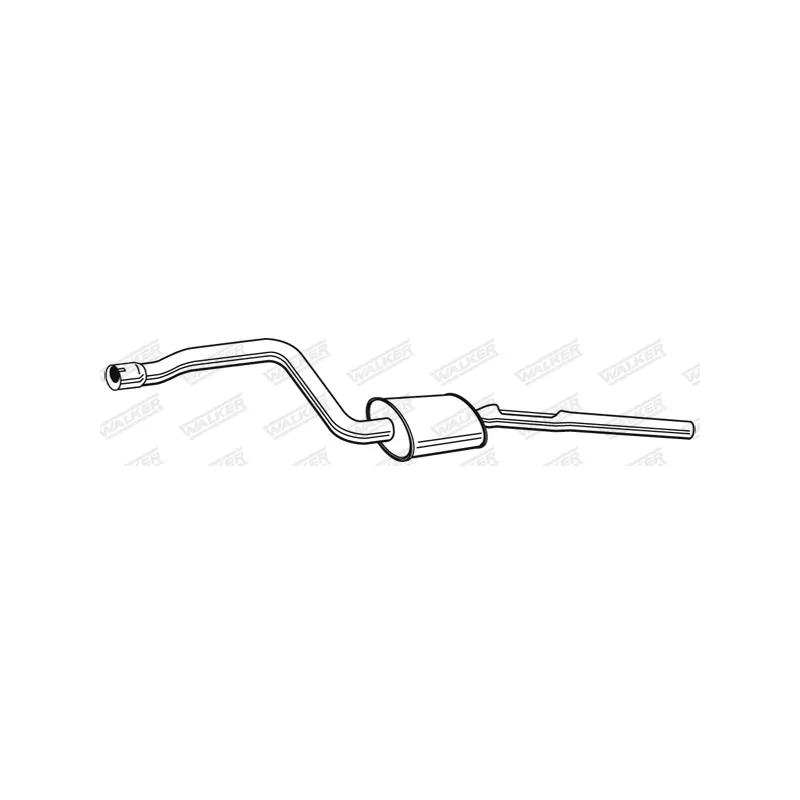Silencieux central WALKER 24034