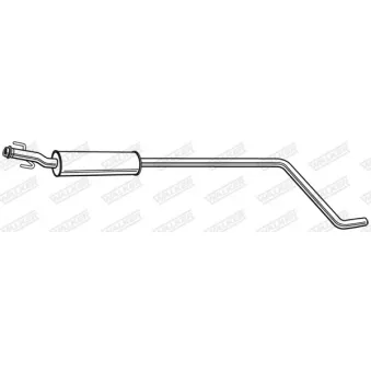 Silencieux central WALKER 24048