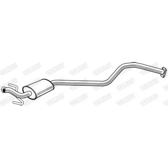 Silencieux central WALKER 24093