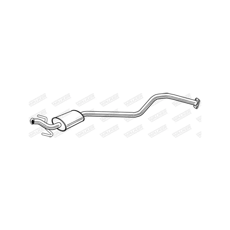 Silencieux central WALKER 24093