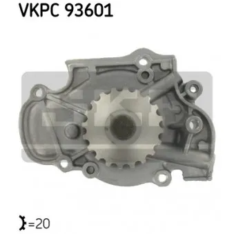 Pompe à eau SKF VKPC 93601