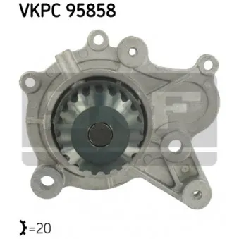 Pompe à eau SKF VKPC 95858