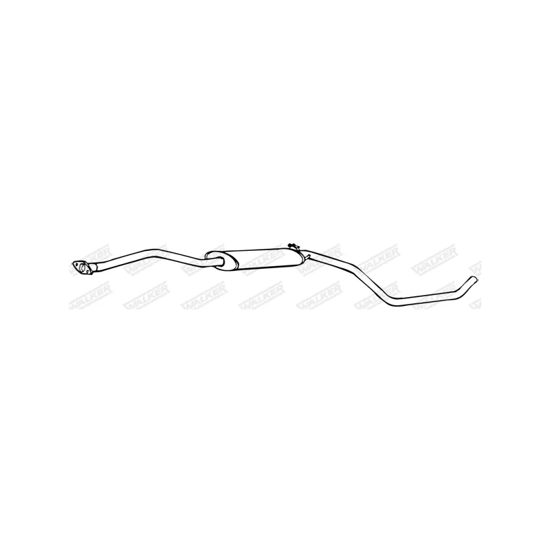 Silencieux central WALKER 70190