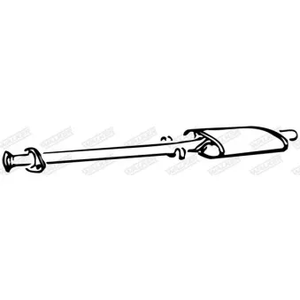 Silencieux central WALKER 70516
