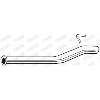 Tuyau d'échappement WALKER 71134