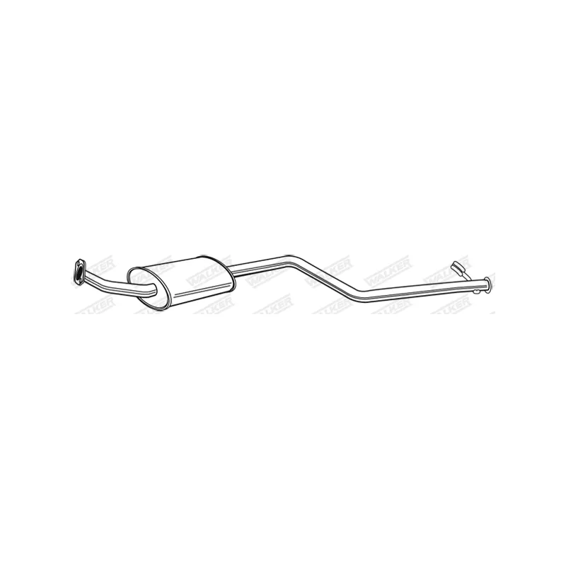 Silencieux central WALKER 72182