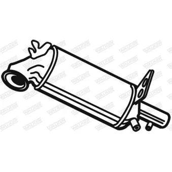 Filtre à particules / à suie, échappement WALKER 73045