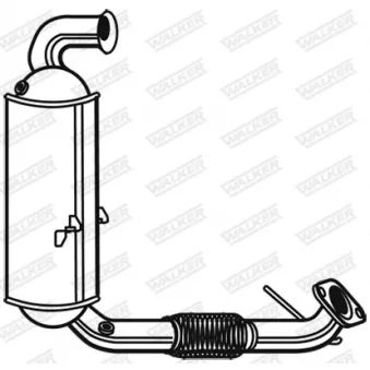 Filtre à particules / à suie, échappement WALKER 73156