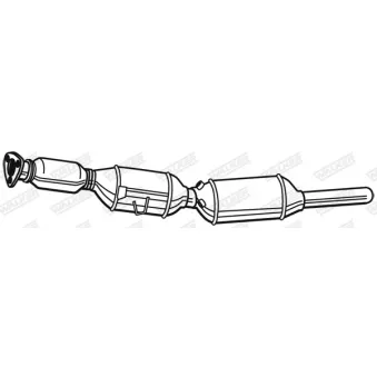 Filtre à particules / à suie, échappement WALKER 73176