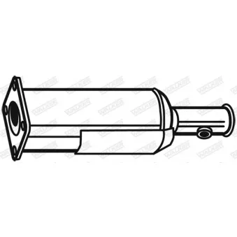 Filtre à particules / à suie, échappement WALKER 73180