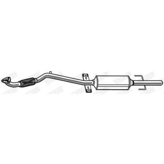 Filtre à particules / à suie, échappement WALKER 73187
