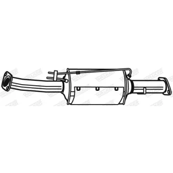 Filtre à particules / à suie, échappement WALKER 73215