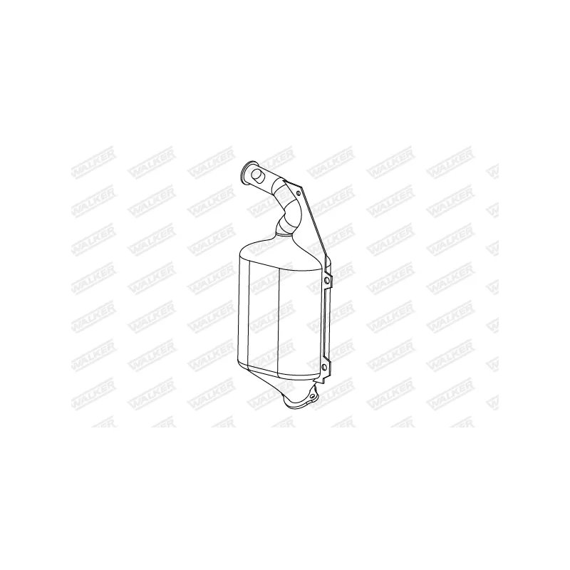 Filtre à particules / à suie, échappement WALKER 73289