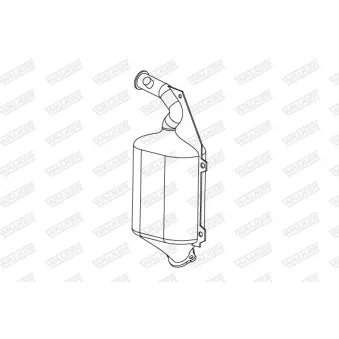 Filtre à particules / à suie, échappement WALKER 73290