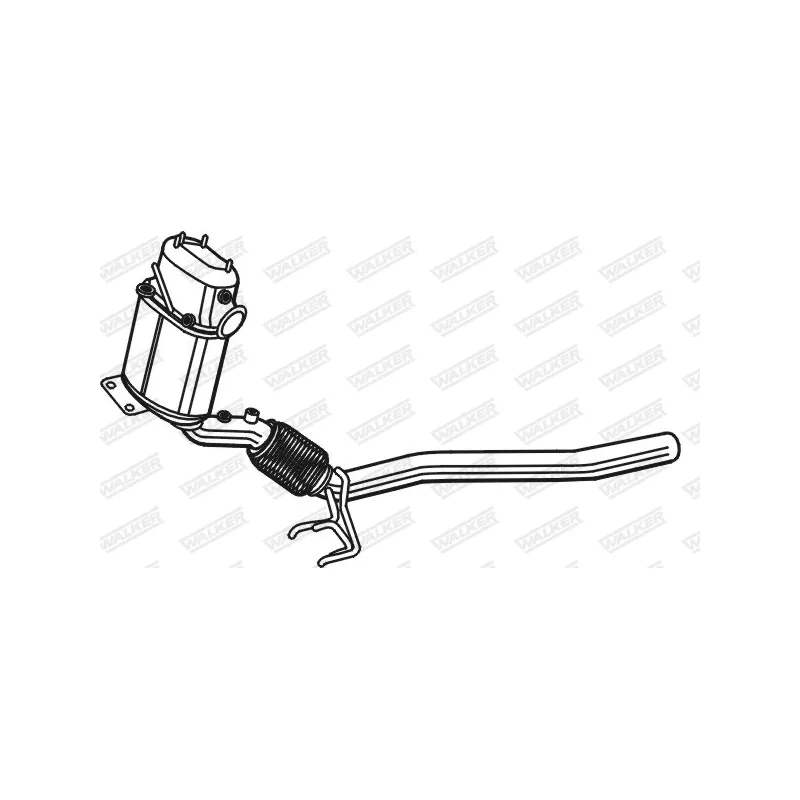 Filtre à particules / à suie, échappement WALKER 73310