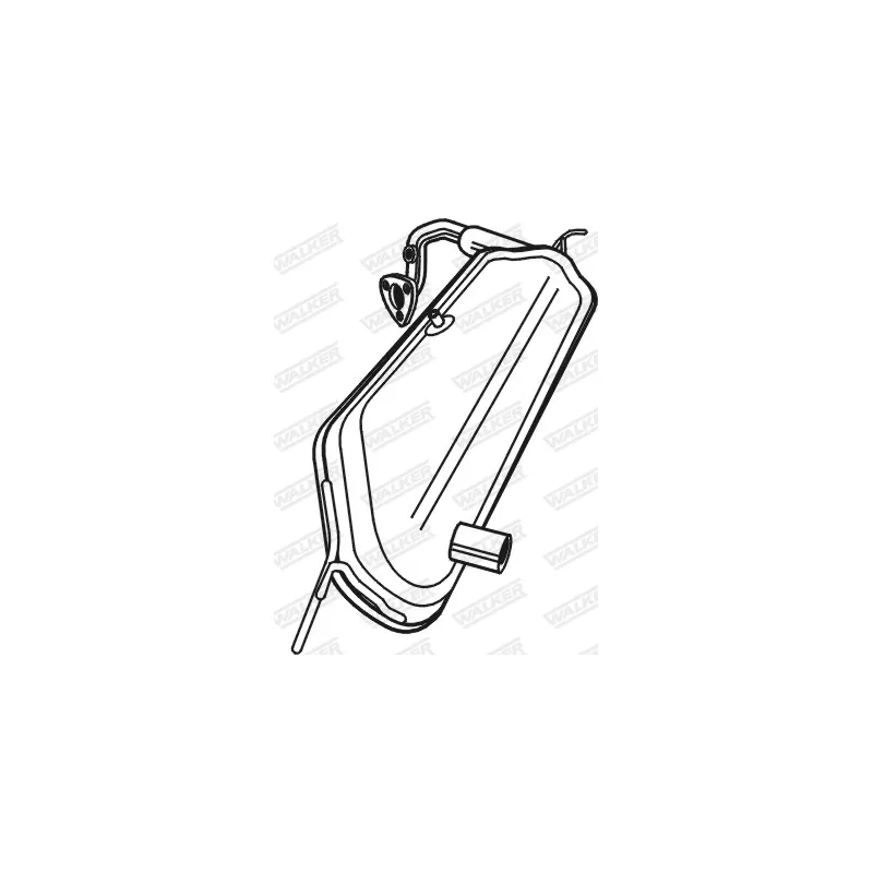 Filtre à particules / à suie, échappement WALKER 73332