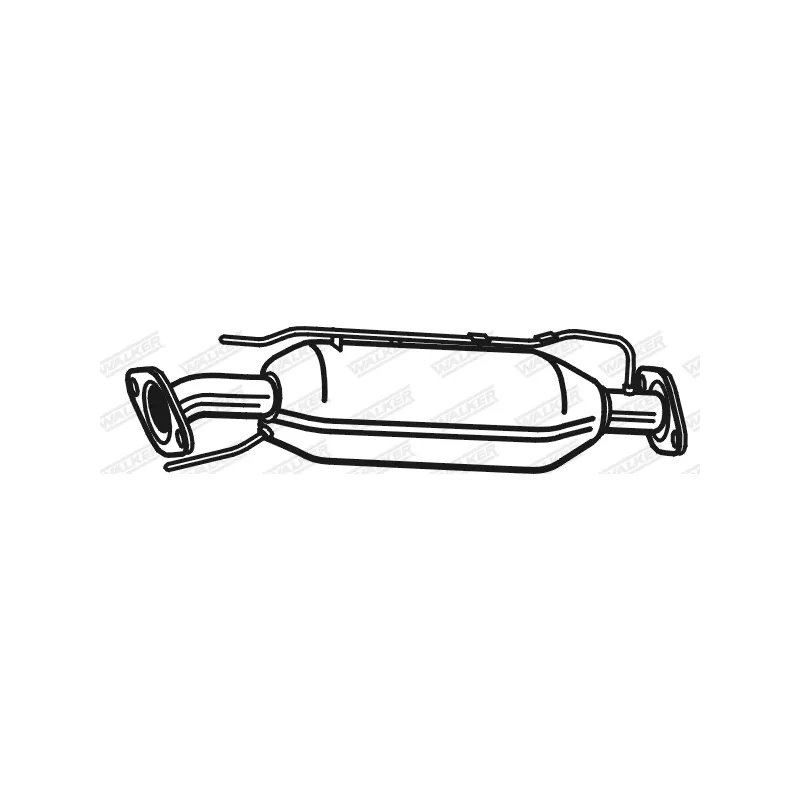 Filtre à particules / à suie, échappement WALKER 73363