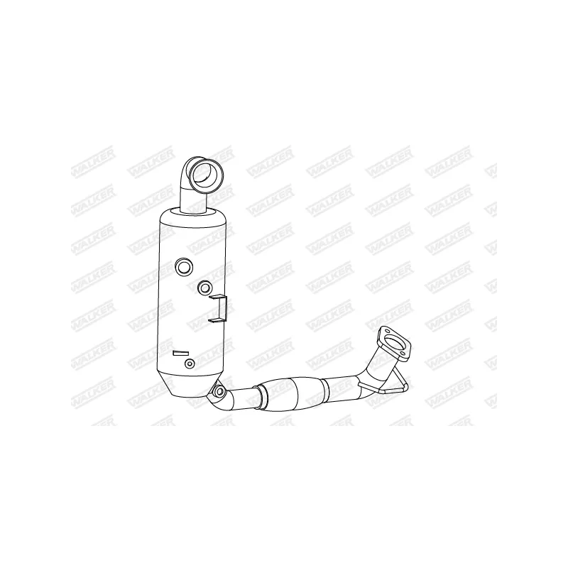 Filtre à particules / à suie, échappement WALKER 73380