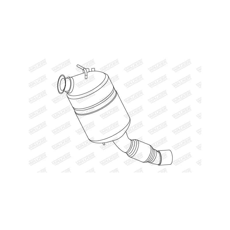 Filtre à particules / à suie, échappement WALKER 73381