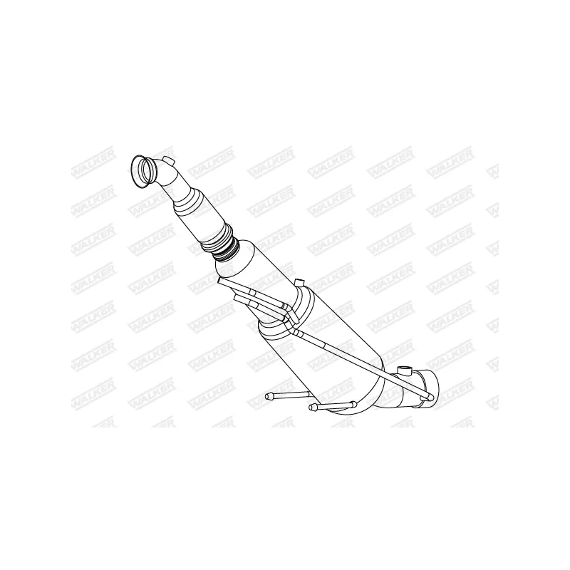 Filtre à particules / à suie, échappement WALKER 73383