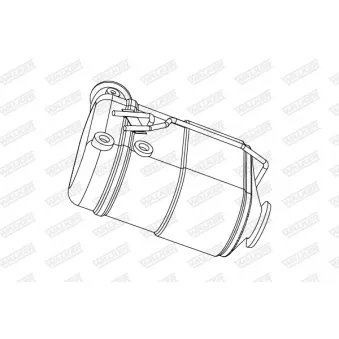 Filtre à particules / à suie, échappement WALKER 73384