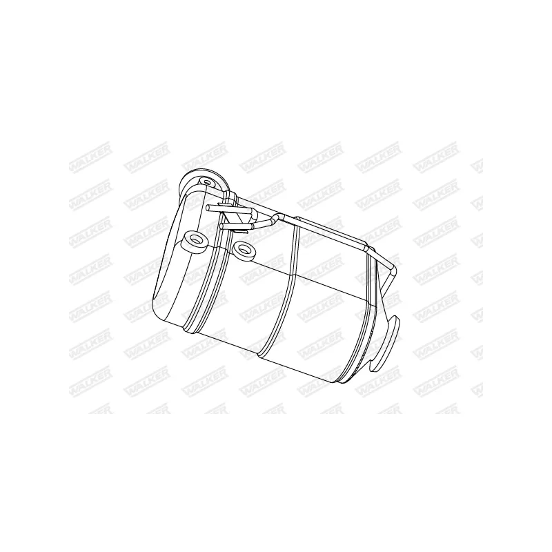 Filtre à particules / à suie, échappement WALKER 73384