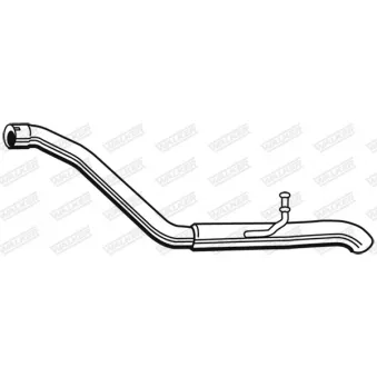 Tuyau d'échappement WALKER 75376