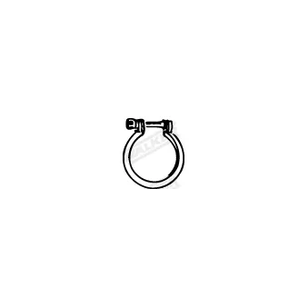 Pièce de serrage, échappement WALKER 80169