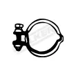 Pièce de serrage, échappement WALKER 80441 - Visuel 1