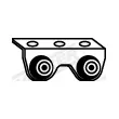 Bandes de caoutchouc, échappement WALKER 80467 - Visuel 1