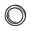 Pièce de serrage, échappement WALKER 80528 - Visuel 1