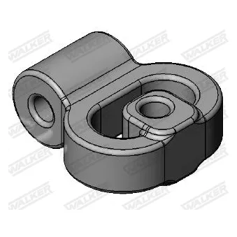 Bandes de caoutchouc, échappement WALKER 80574