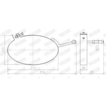 Cache batterie WALKER 80610