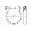 Pièce de serrage, échappement WALKER 80910 - Visuel 1