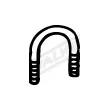 Pièce de serrage, échappement WALKER 82190 - Visuel 1