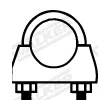 Pièce de serrage, échappement WALKER 82324 - Visuel 1