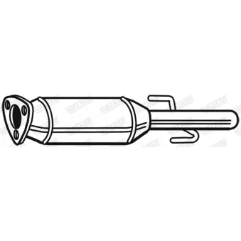 Filtre à particules / à suie, échappement WALKER 93189