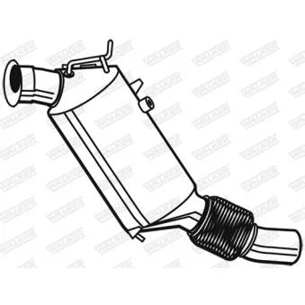 Filtre à particules / à suie, échappement WALKER 93190
