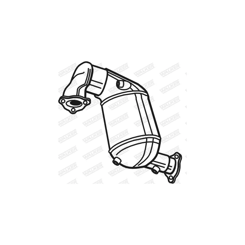 Filtre à particules / à suie, échappement WALKER 93326