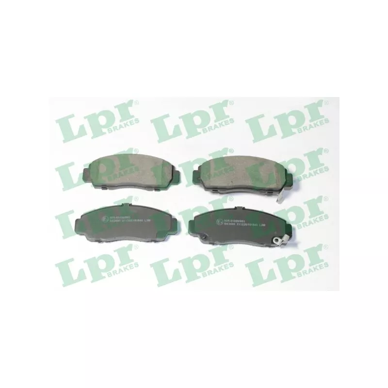 Jeu de 4 plaquettes de frein avant LPR 05P1840