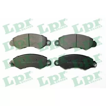 Jeu de 4 plaquettes de frein avant LPR 05P2075